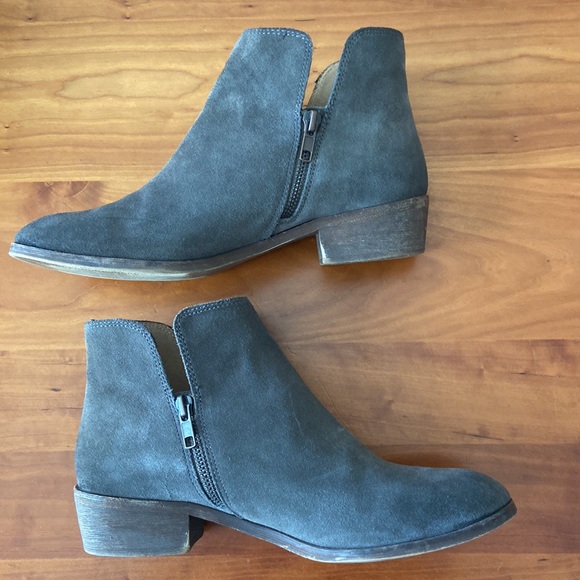 Splendid booties suede grey 8 1/2 - Picture 2 of 4